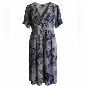 Banana Republic Surplice Front Dress Sz 10